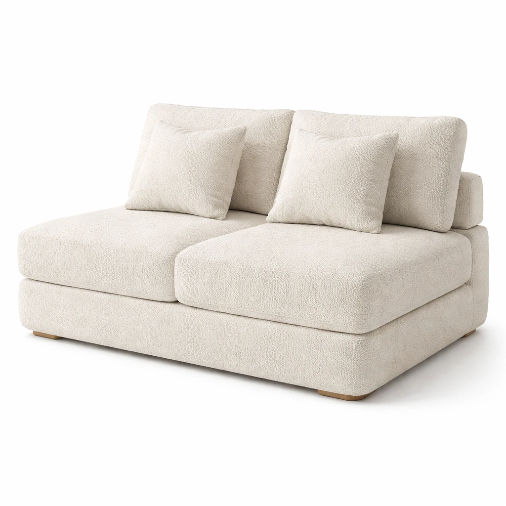 sofa modular tapizado de dos plazas-dwellirae